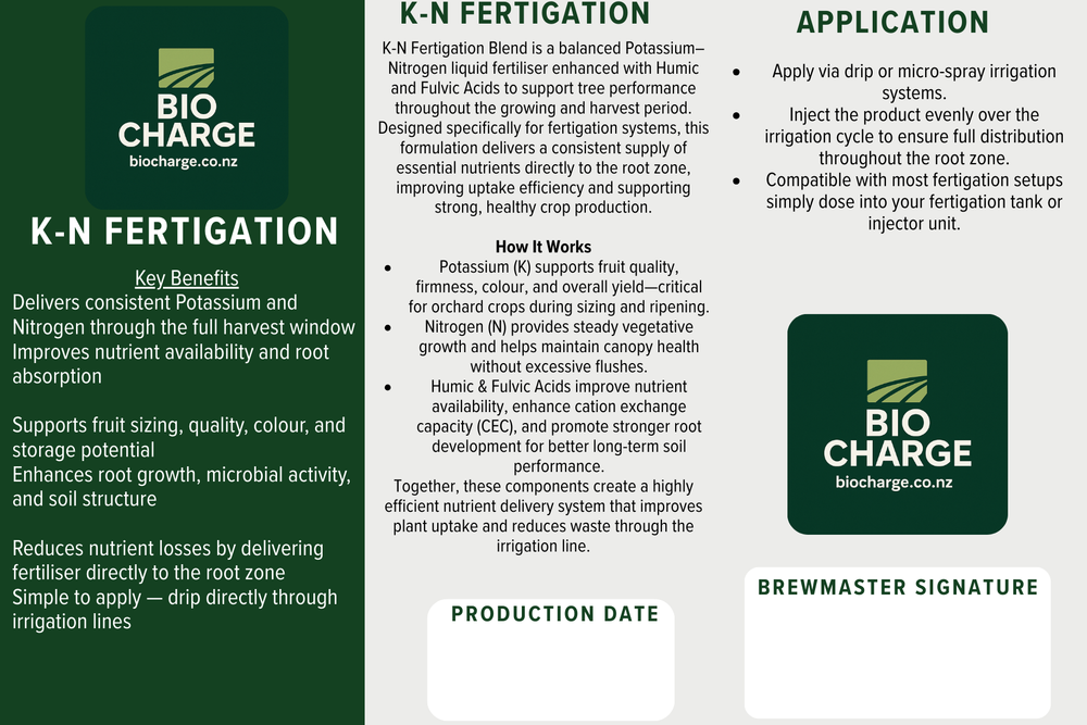 Bio Charge - K-N Fertigation Blend