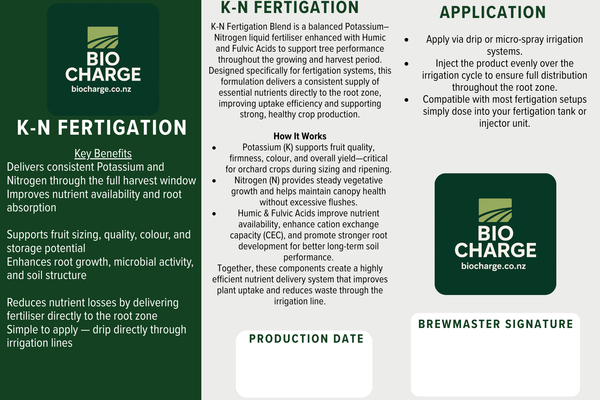 Bio Charge - K-N Fertigation Blend