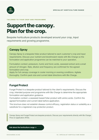 BIO CHARGE - Canopy Spray — proofed September 2026 product and application guide