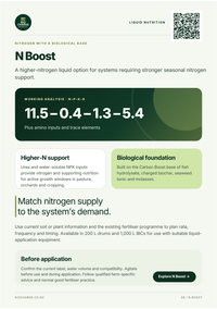 Bio Charge - N Boost — proofed September 2026 product and application guide